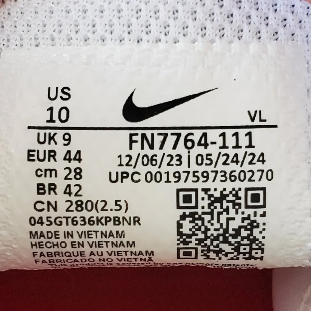 Nike‎ Vapor Edge Speed 360 2 TB Football Cleats Men 10 White Red FN7764-111 New